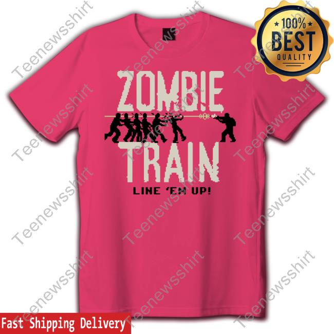Zombie Train Line Em Up Sweatshirt