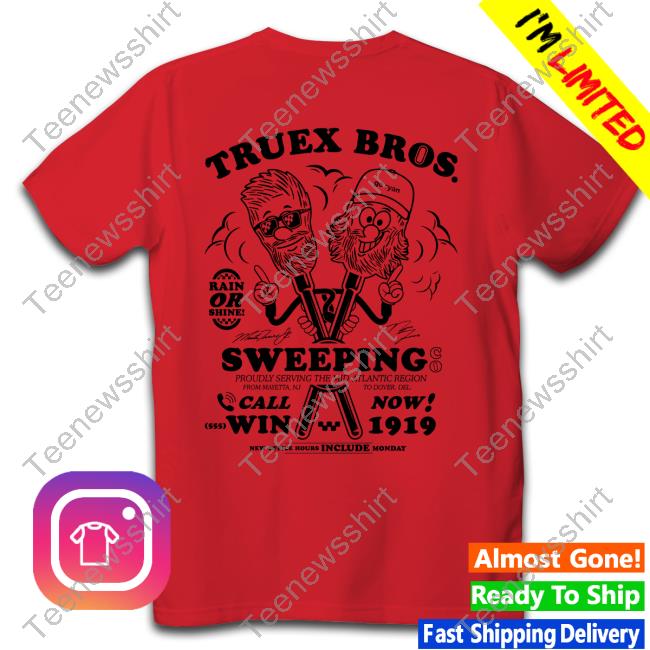 Official Ryan Truex Merch Truex Brothers Sweeping Co Tee