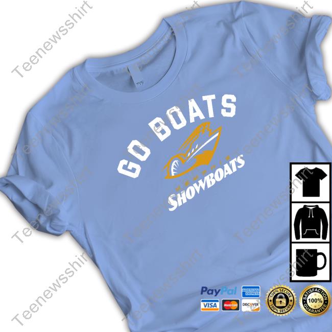 Official BreakingT Memphis Showboats Go Boats Long Sleeve Tee