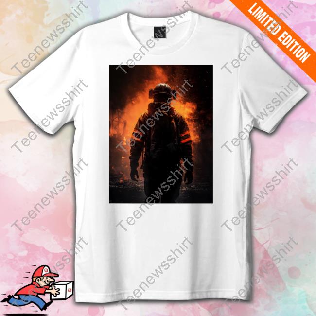 Firefighter In The Flames Shirt