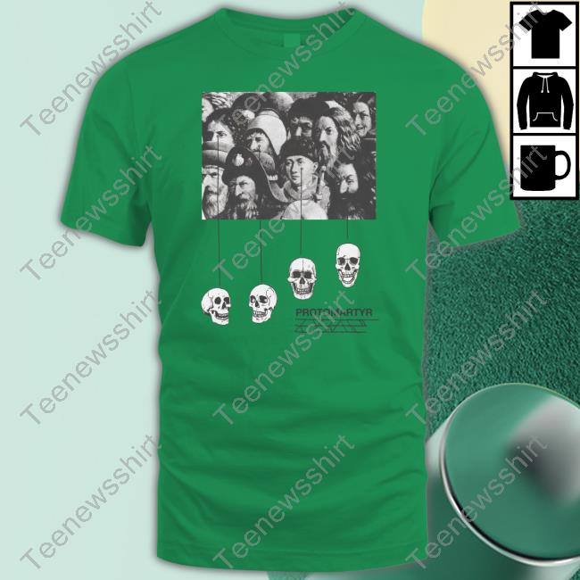 Official Hello Merch Protomartyr Skulls T-Shirt