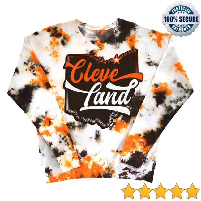 Official Ohio Clothing Store Shop Cleveland Tie Dye 3D Sweatshirts Ohioclothing