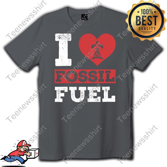 Yanky Pollak I Love Fossil Fuels Long Sleeve Tee