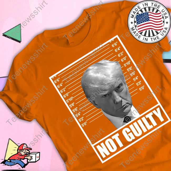 https://leonotee.com/campaign/hodgetwins-trump-mugshot-not-guilty-shirt