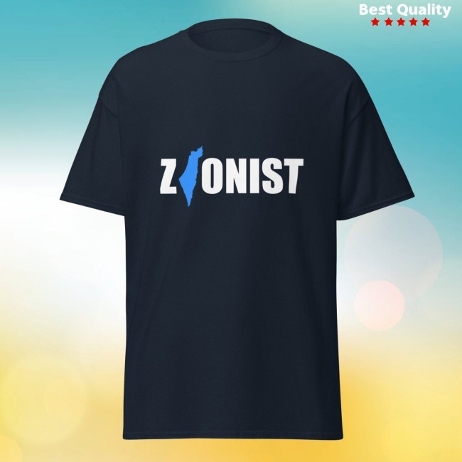 Zionist Map Of Israel Tee Shirt